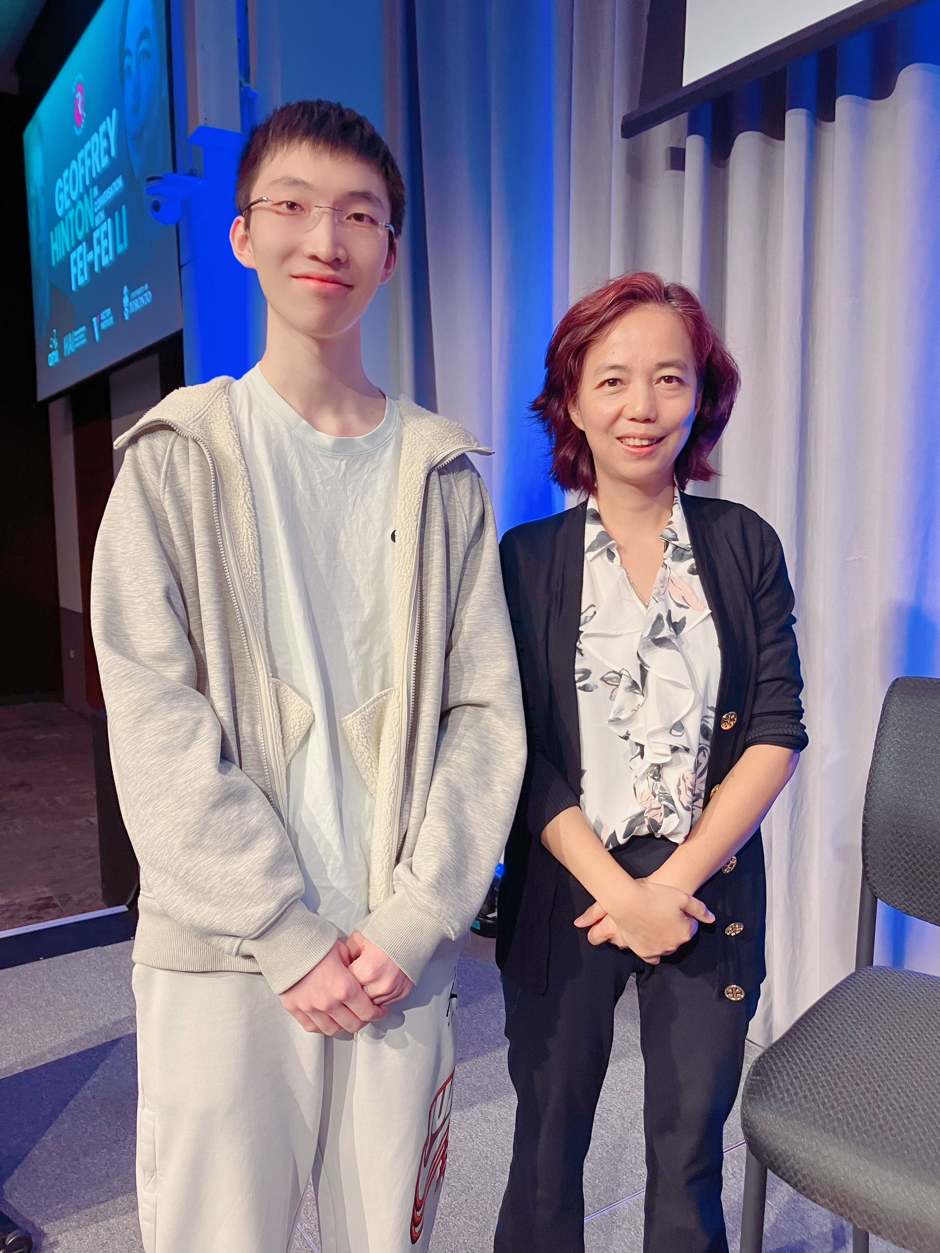 Photo with Fei-Fei Li